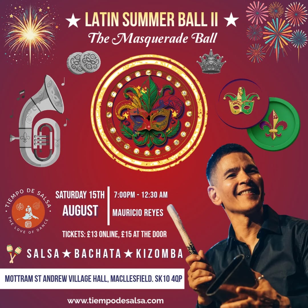 ★ Latin Summer Ball II: The Masquerade Ball ★ with Mauricio Reyes
