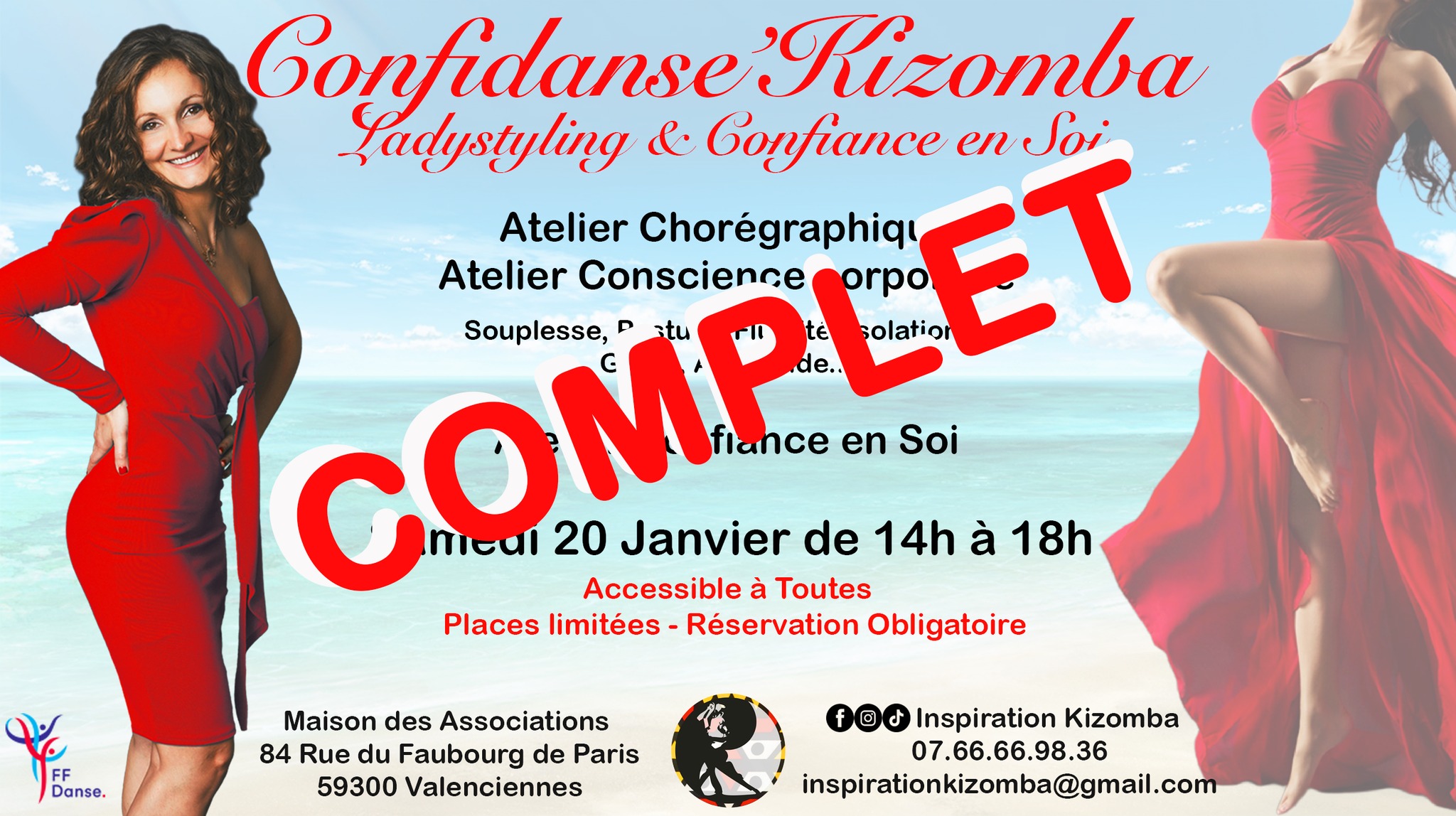 Confidanse'Kizomba : Ladystyling & Confiance en Soi