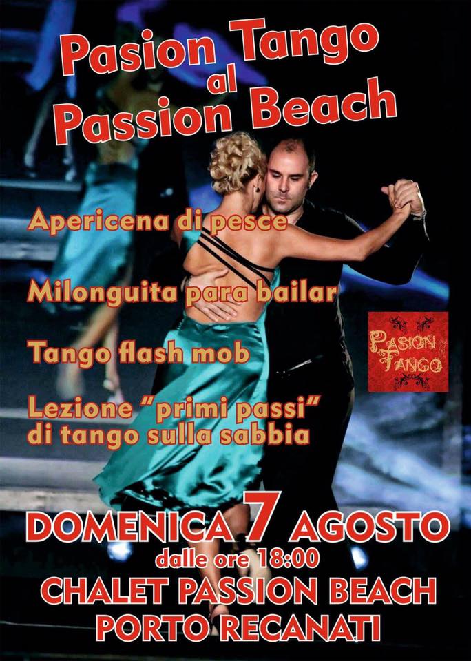 Pasion Tango al Passion Beach - Domenica 7 Agosto- Milonguita