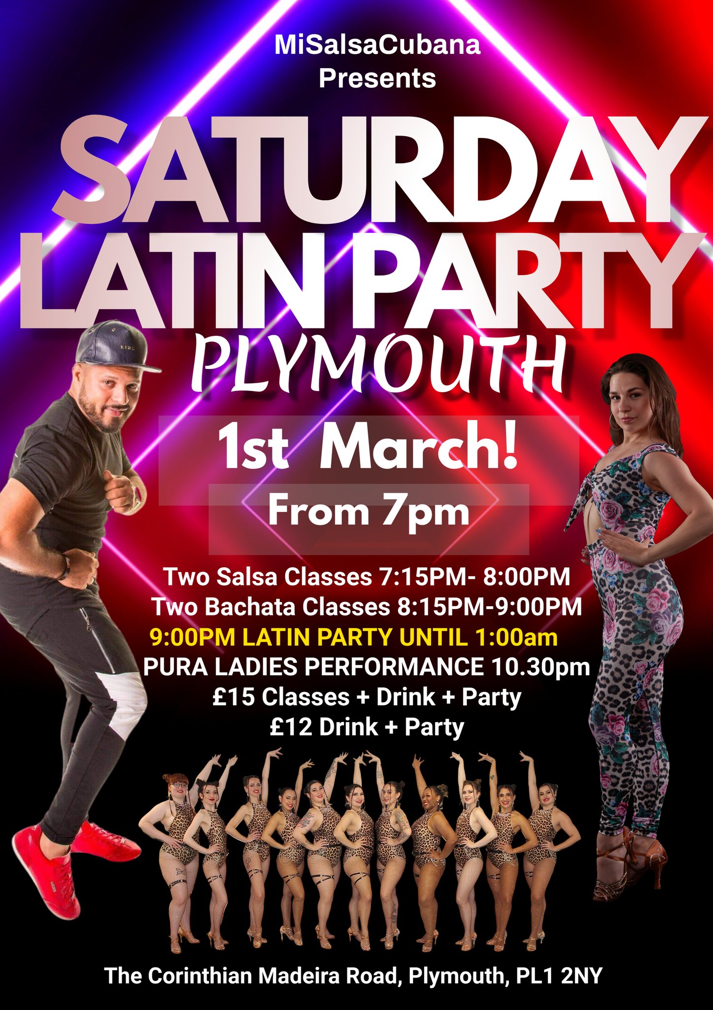 Saturday Latin Party!