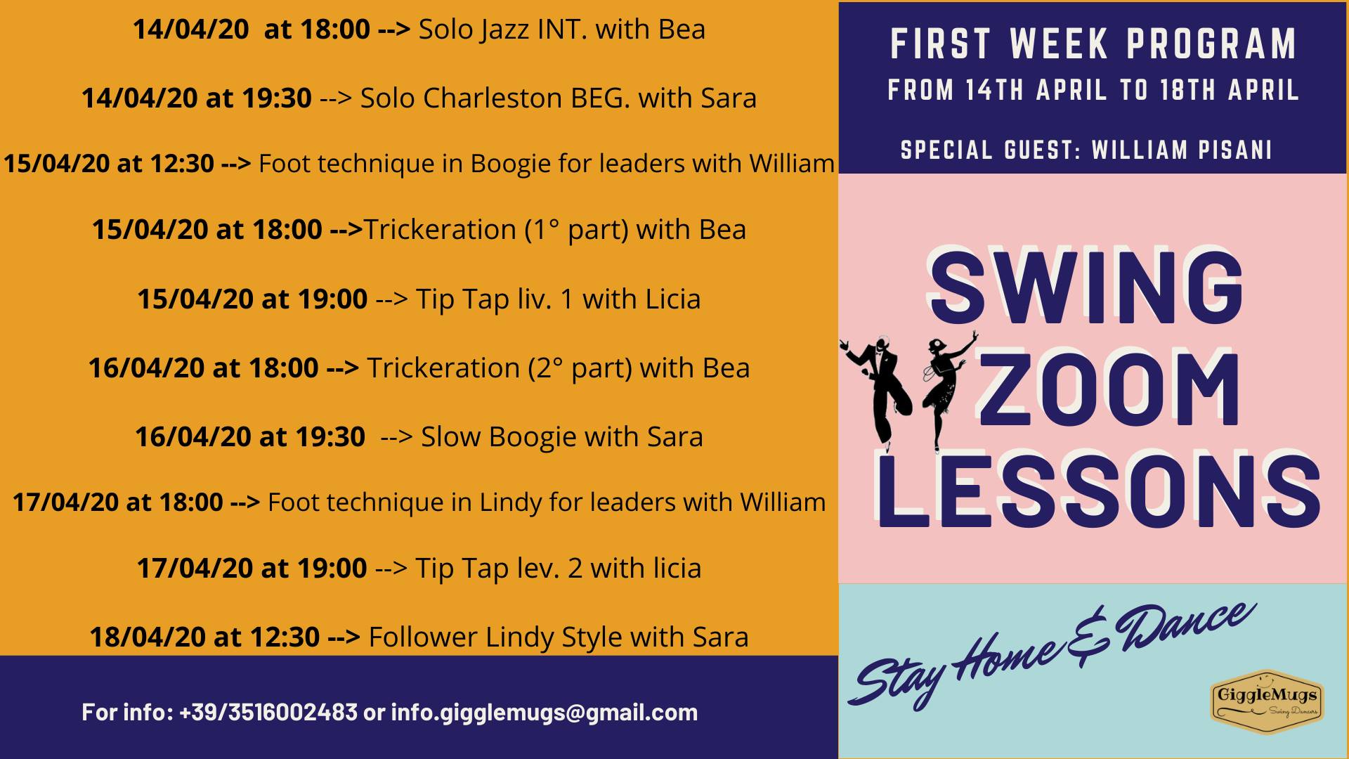 Swing Zoom Lessons
