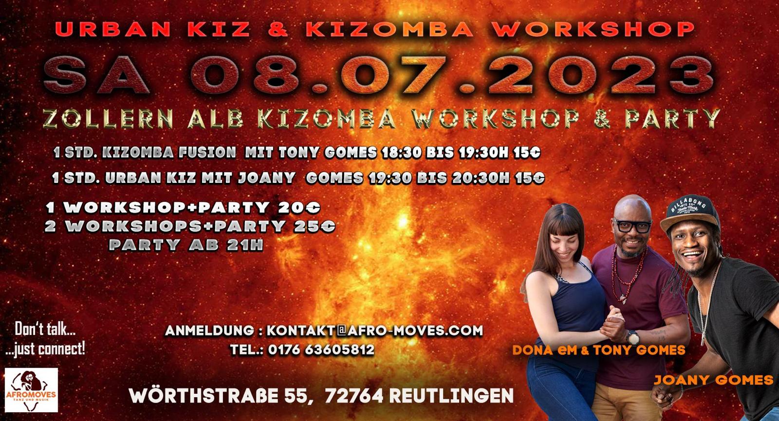 URBAN KIZ & KIZOMBA WS & PARTY in Reutlingen