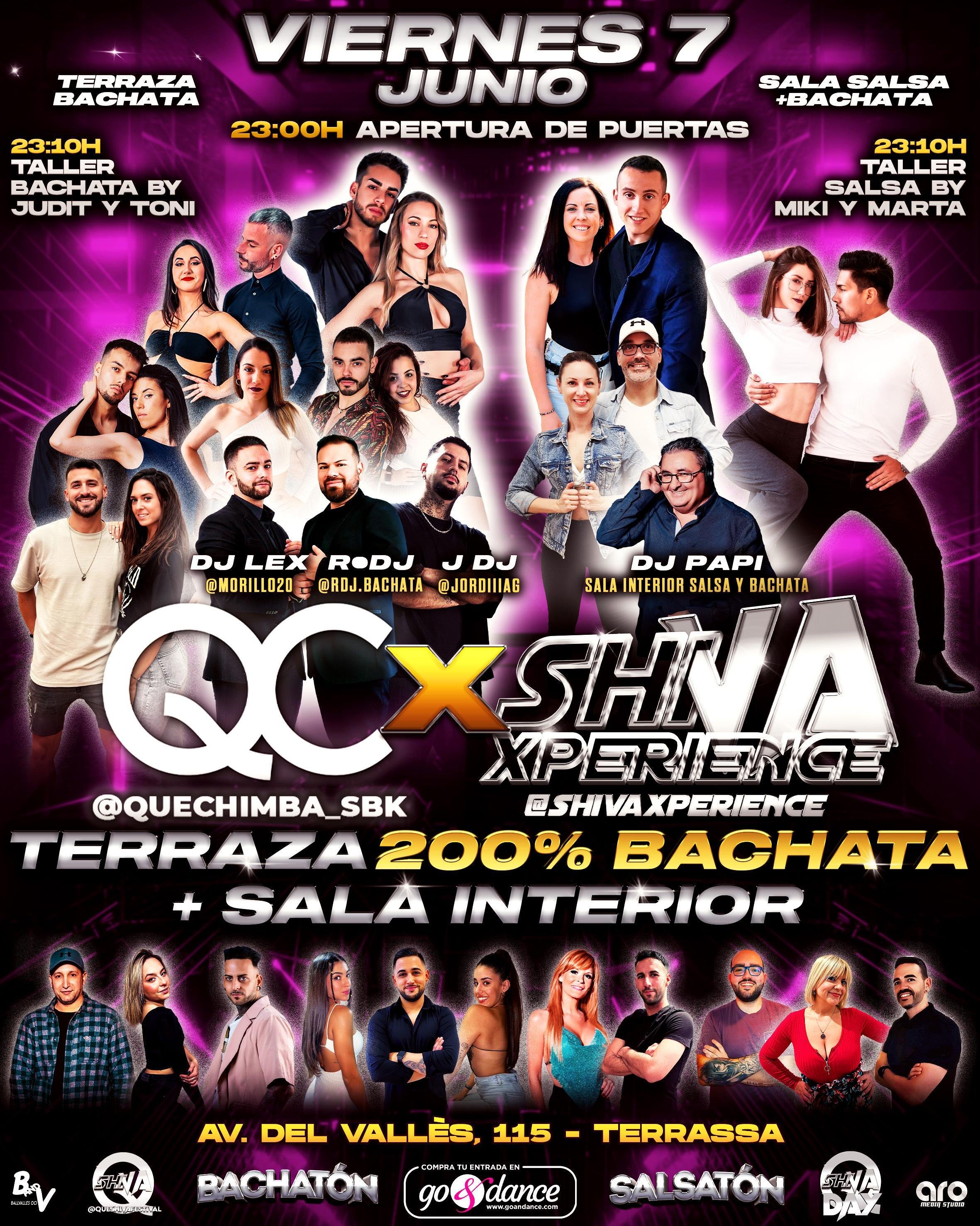 ?? TERRAZA 200% BACHATA ?? SALA SALSA Y BACHATA ?? VIERNES 7 DE JUNIO ??