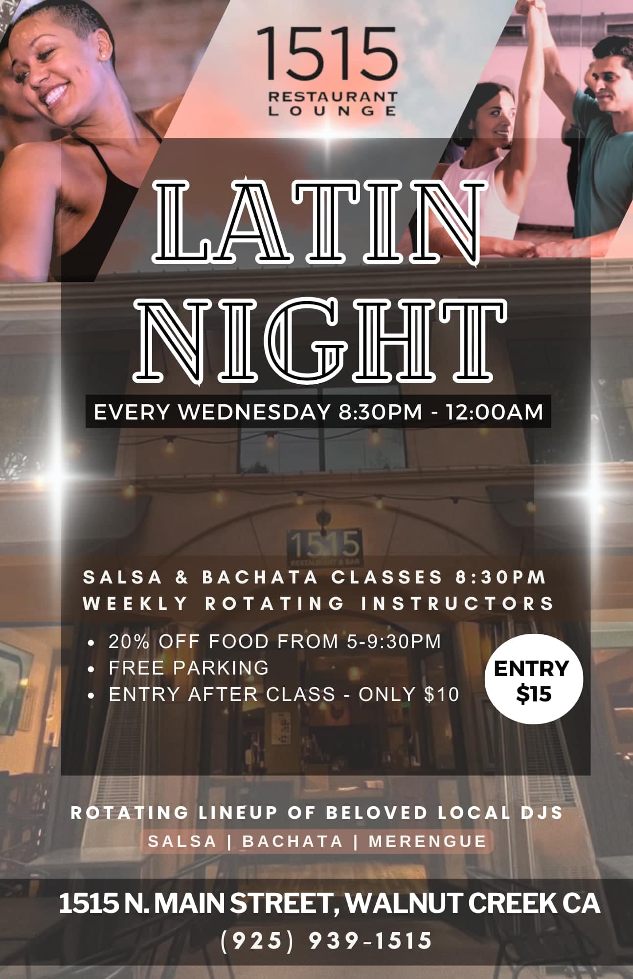 New Salsa, Bachata location in Walnut Creek