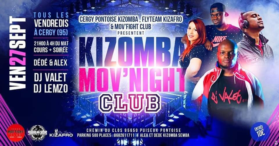 Cergy kizomba Mov'night Club