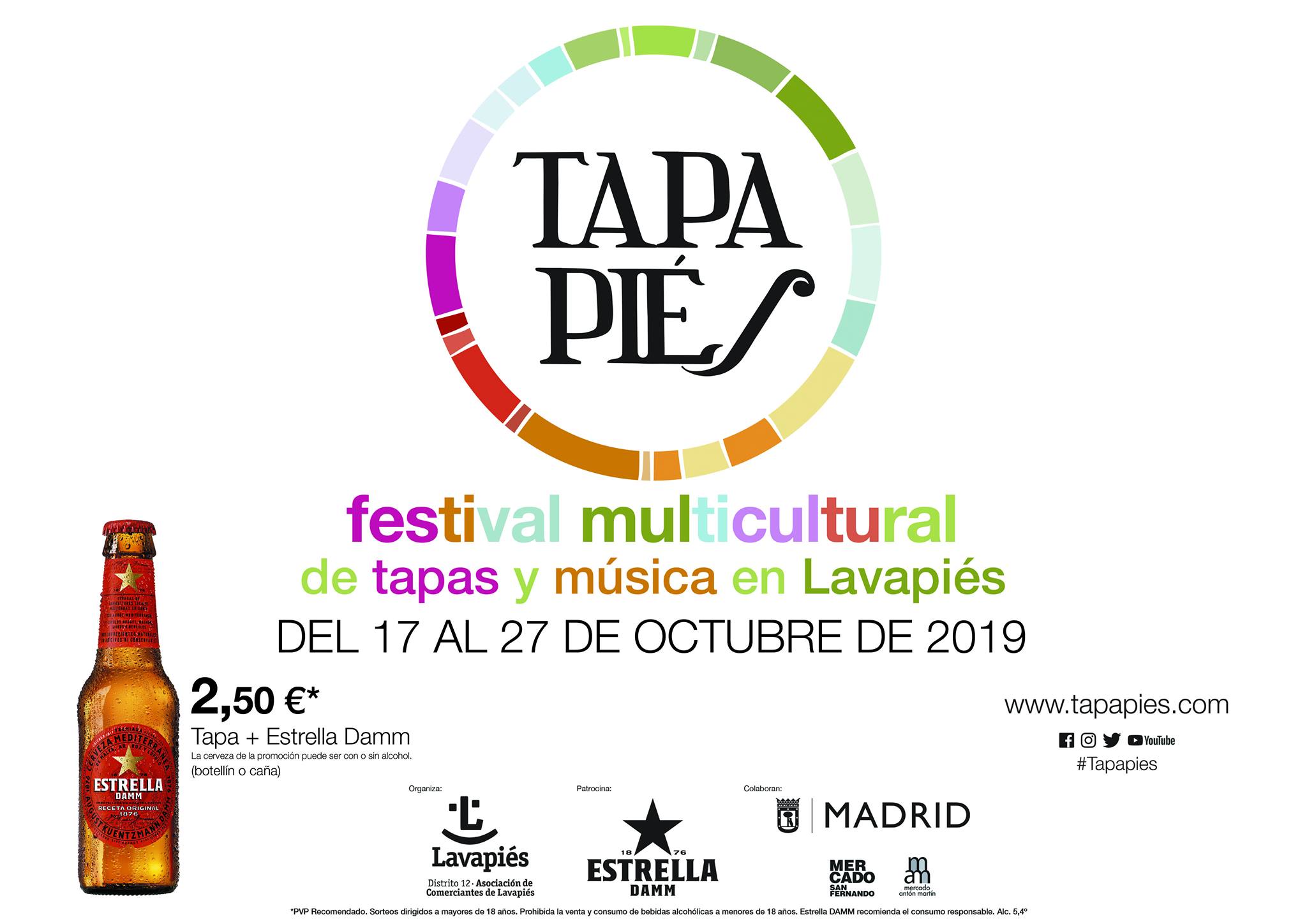 Tapapiés - Festival Multicultural de Tapas y Música en Lavapiés