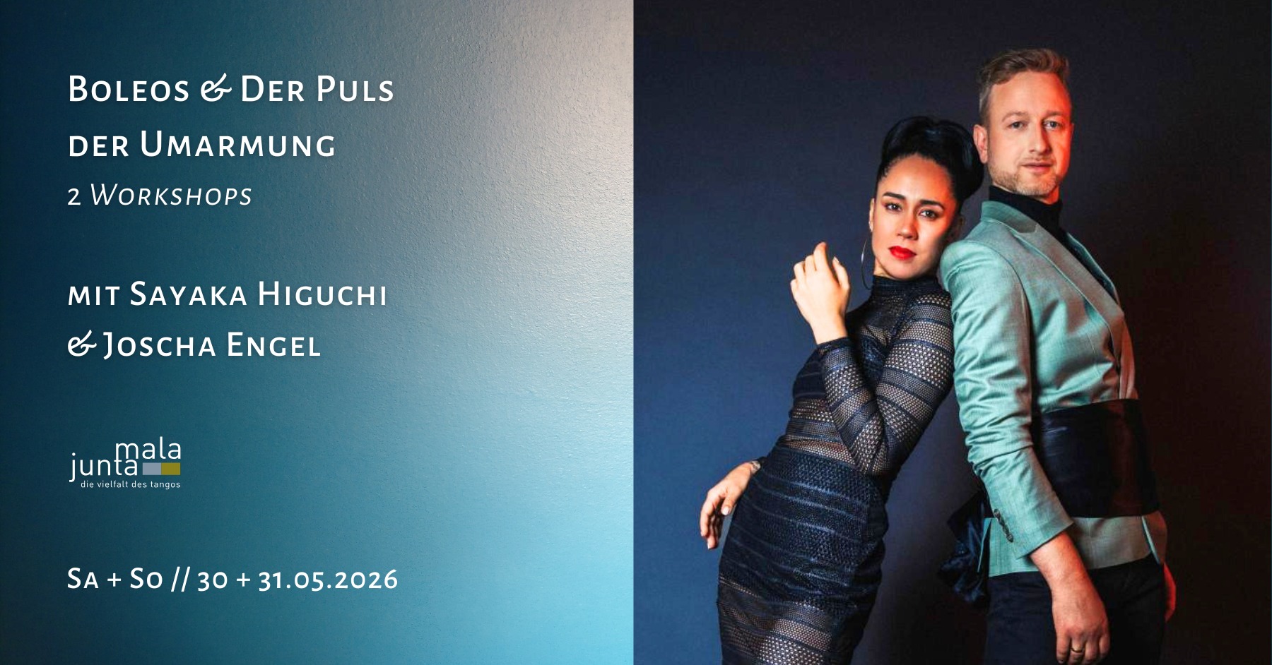 Boleos & Der Puls der Umarmung - 2 Workshops mit Sayaka Higuchi y Joscha Engel