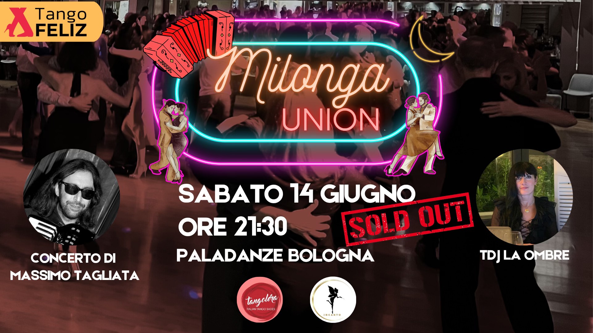 SOLD OUT! Milonga UNION - Concerto di Massimo Tagliata e Tdj La Ombre