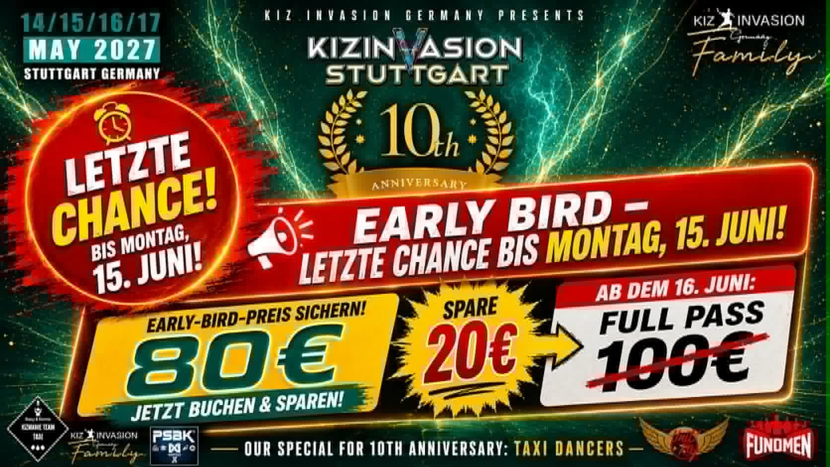 KizInvasion 10. Edition in Stuttgart