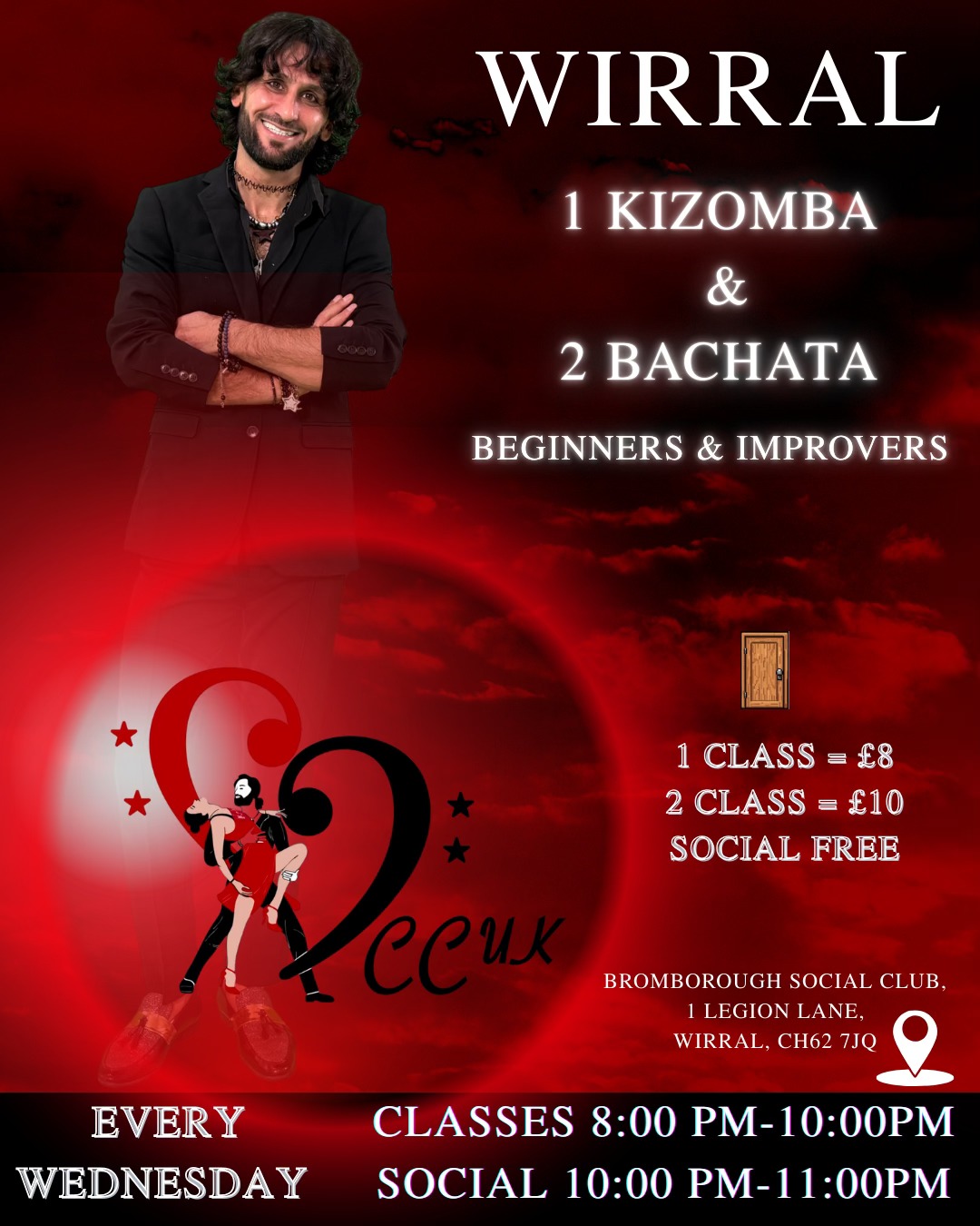 wirral creative Connection, Bachata & Kizomba, Wednesday