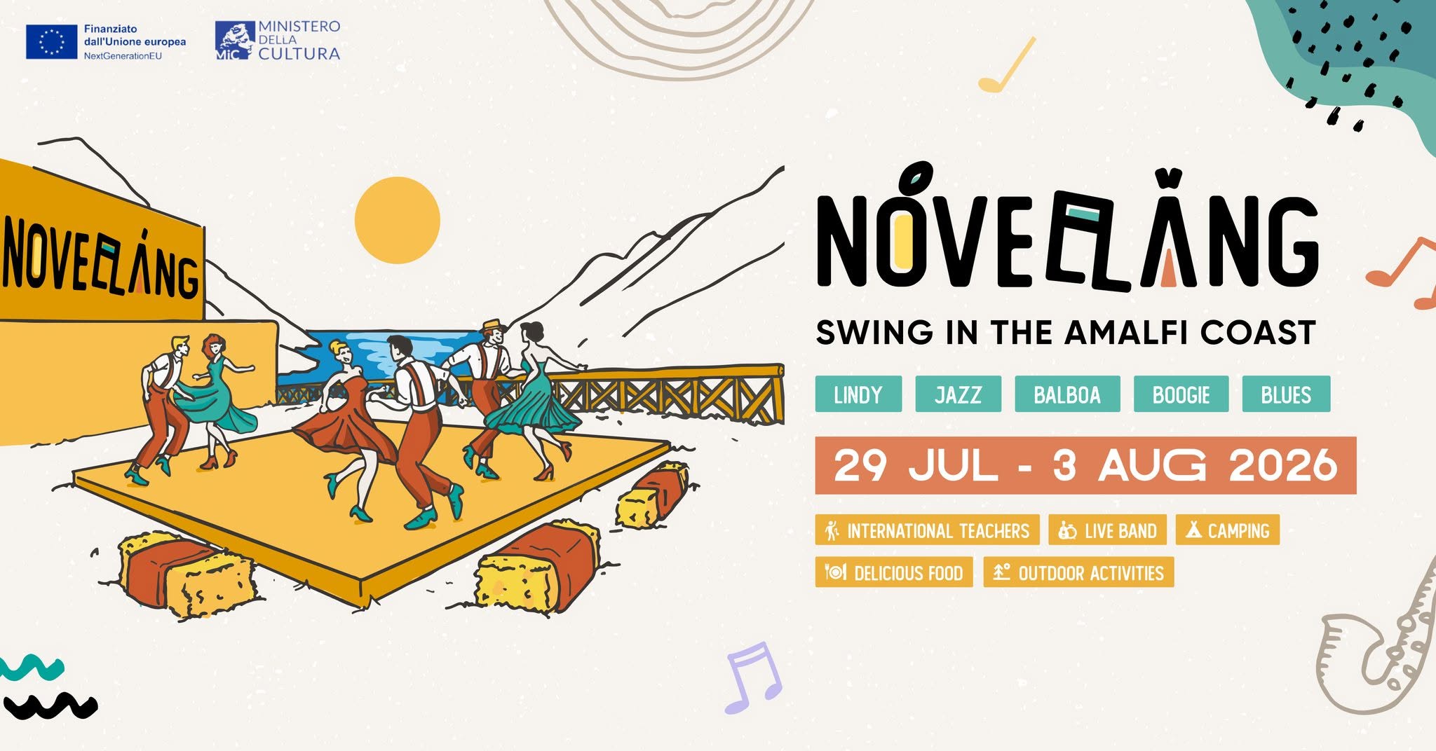 Novelläng Swing Camp 2026 - Swing in the Amalfi Coast