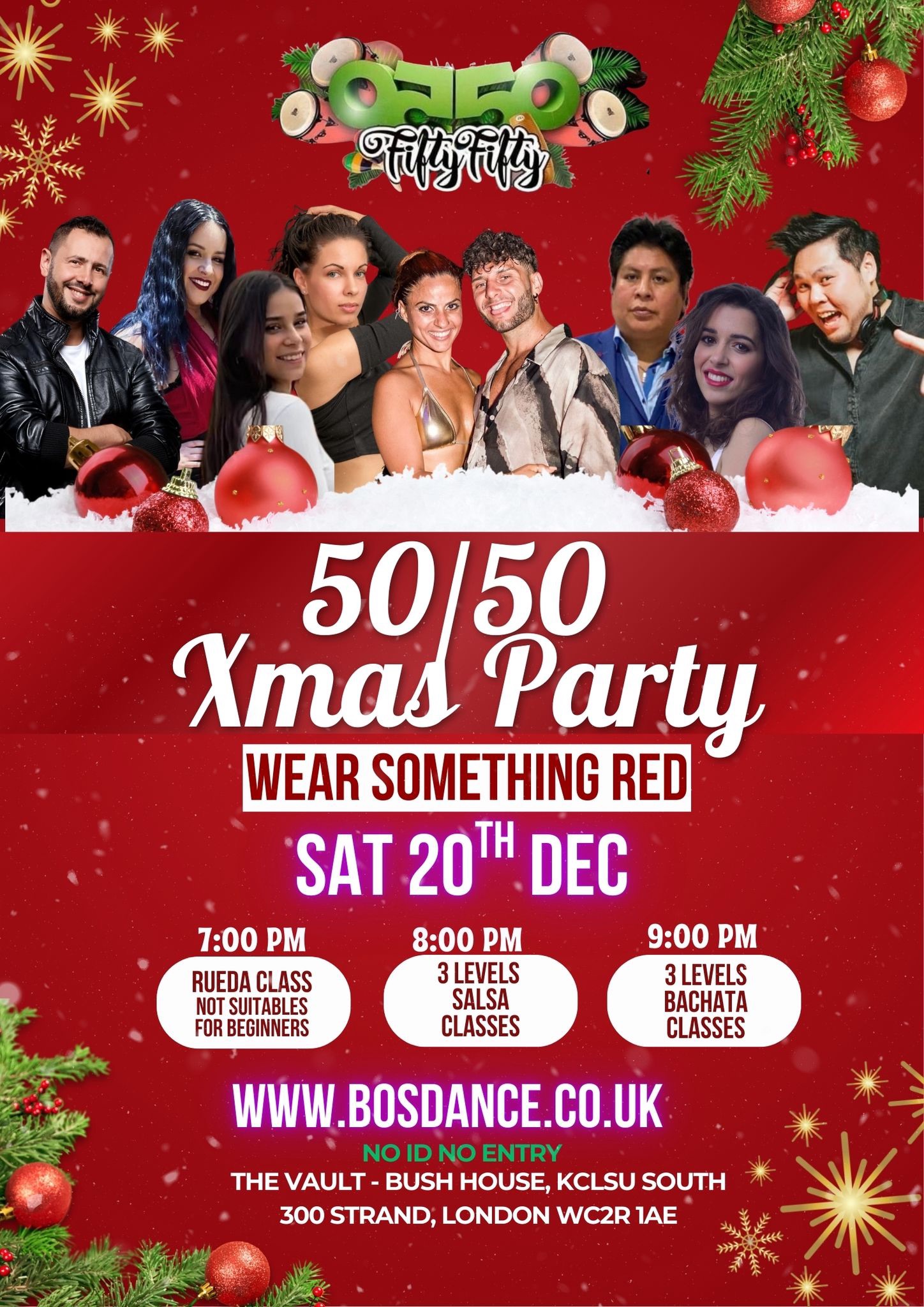 5050 Salsa & Bachata: XMAS PARTY!