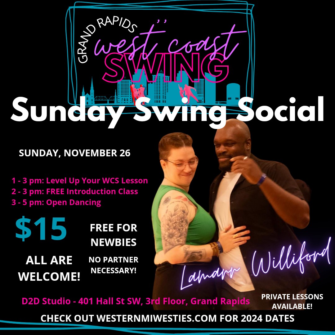 WMW Sunday Swing Social @ D2D studios w Lamarr Williford