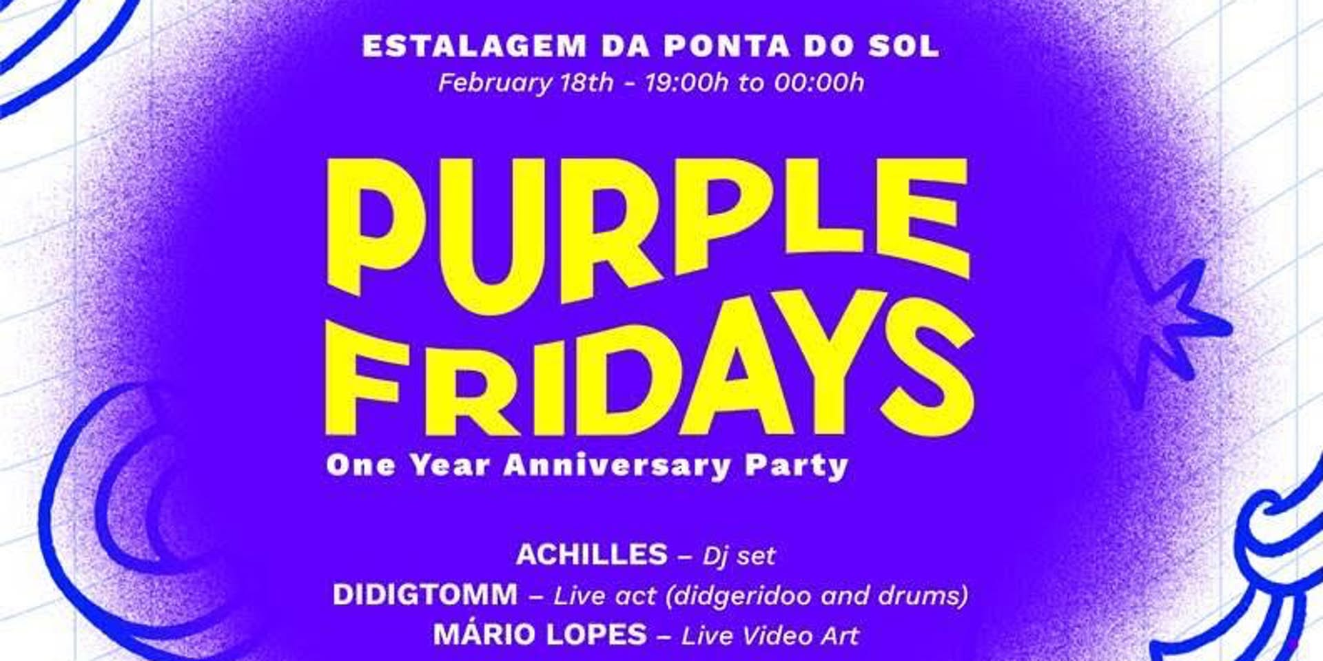 Purple Fridays - One Year Anniversary Party w NomadX Resident DJ Achilles