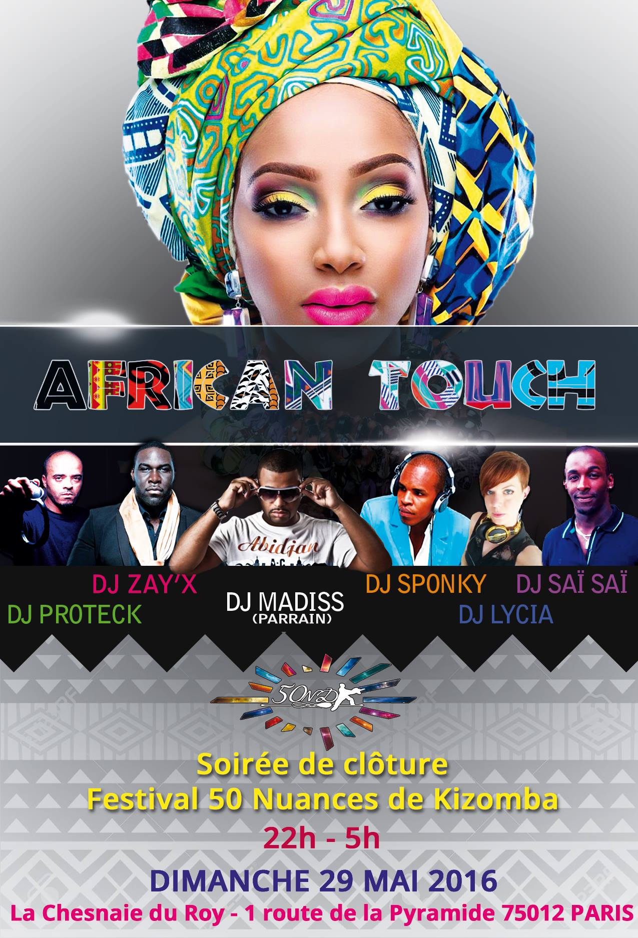 ★☆★ Sunday 29th "AFRICAN TOUCH" Party 50 Shades Of Kizomba