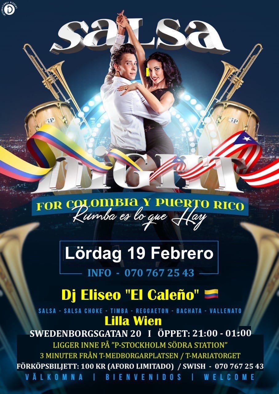 Ikväll! Fiesta Del Barrio På Söder På Lilla Wien Södra Station - Dj Eliseo!