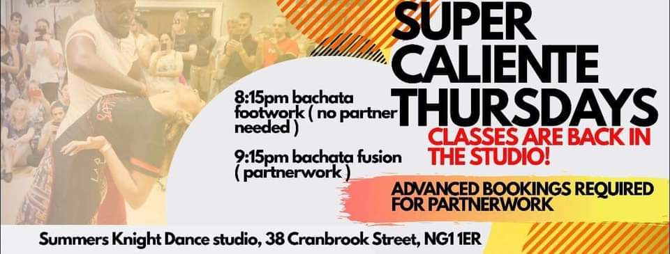 LTP'S Caliente Thursday Classes - We Are Back!