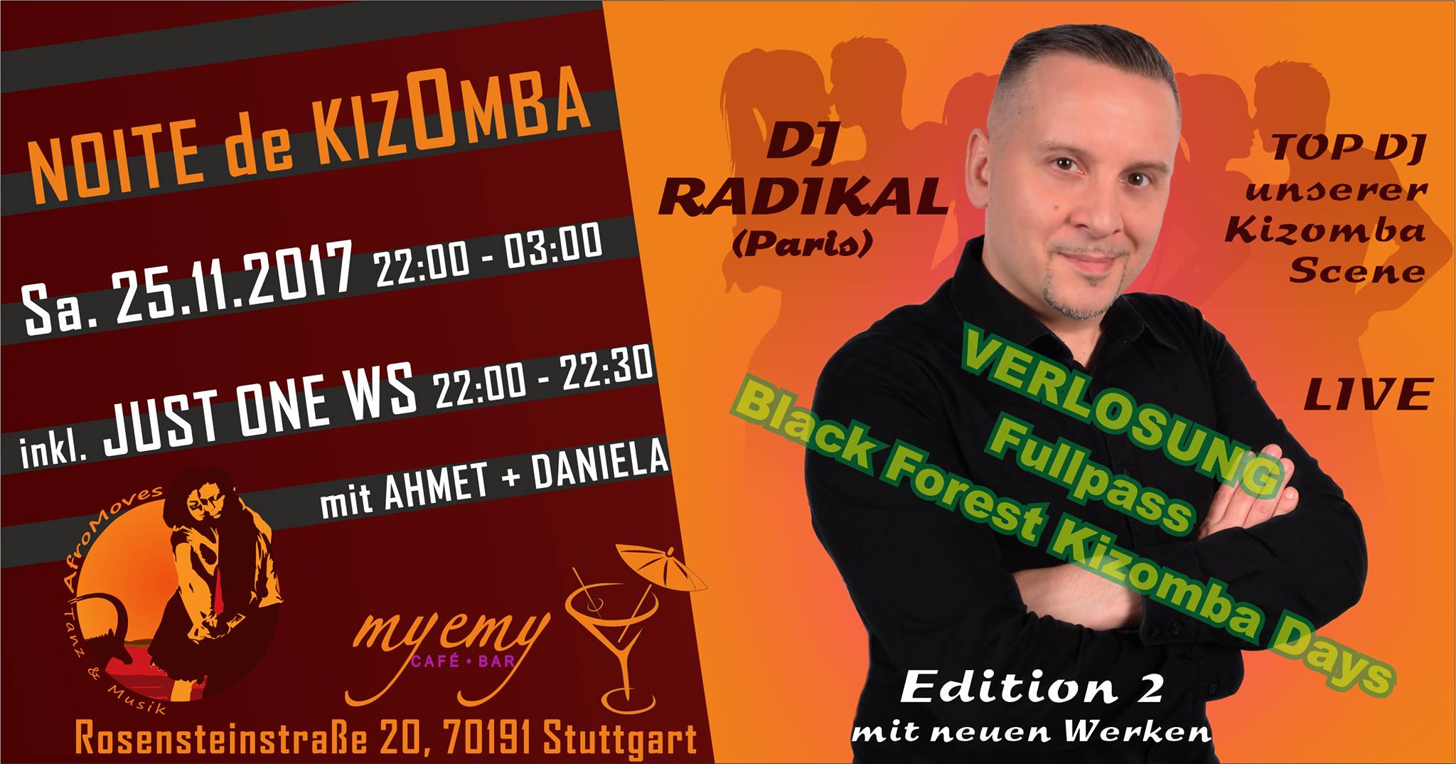 Noite de Kizomba Party Stuttgart - AfroMoves