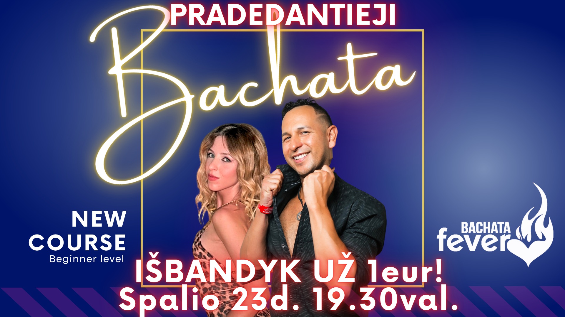 Išmok šokti bachatą!