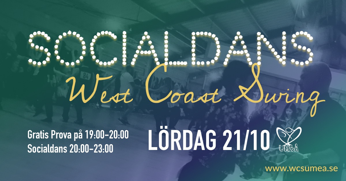West Coast Swing - PROVA PÅ + SOCIALDANS