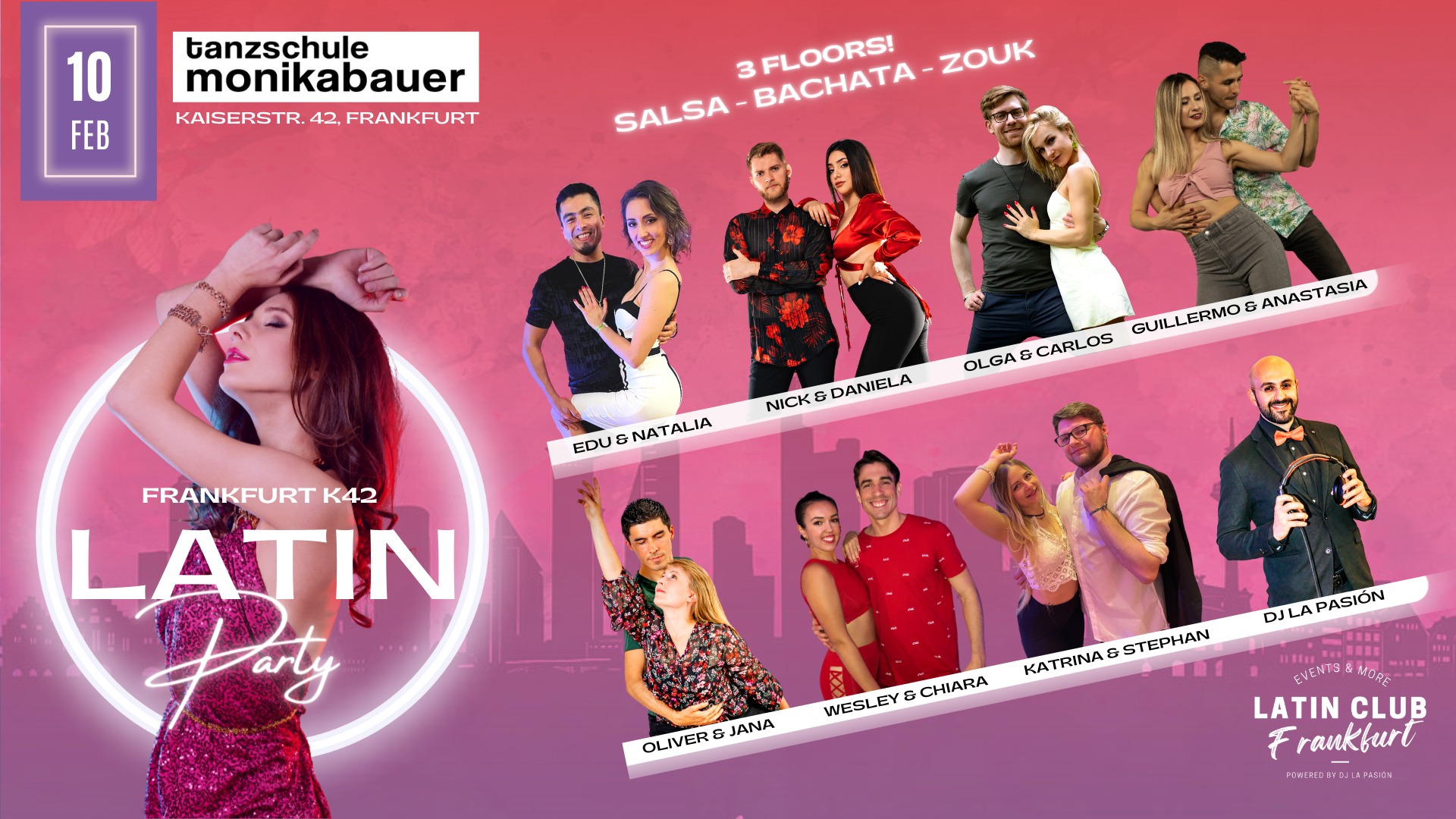 ★ Latin Party K42 ★ Frankfurt - 3 Floors!