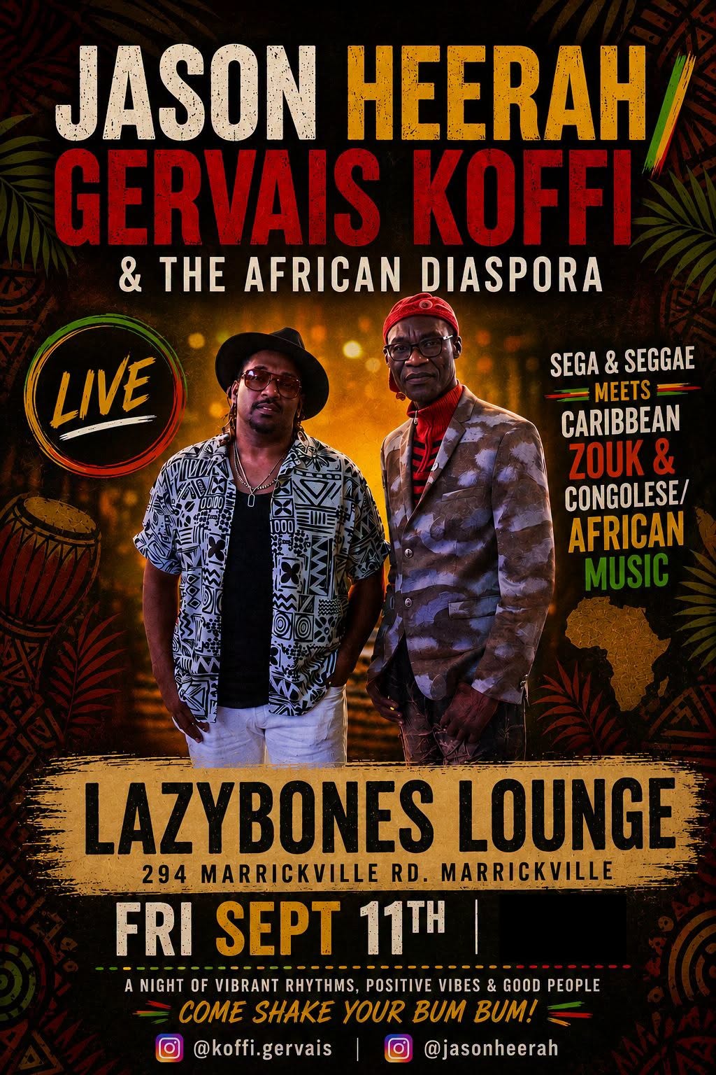 Jason Heerah & The African Diaspora feat. Gervais Koffi
