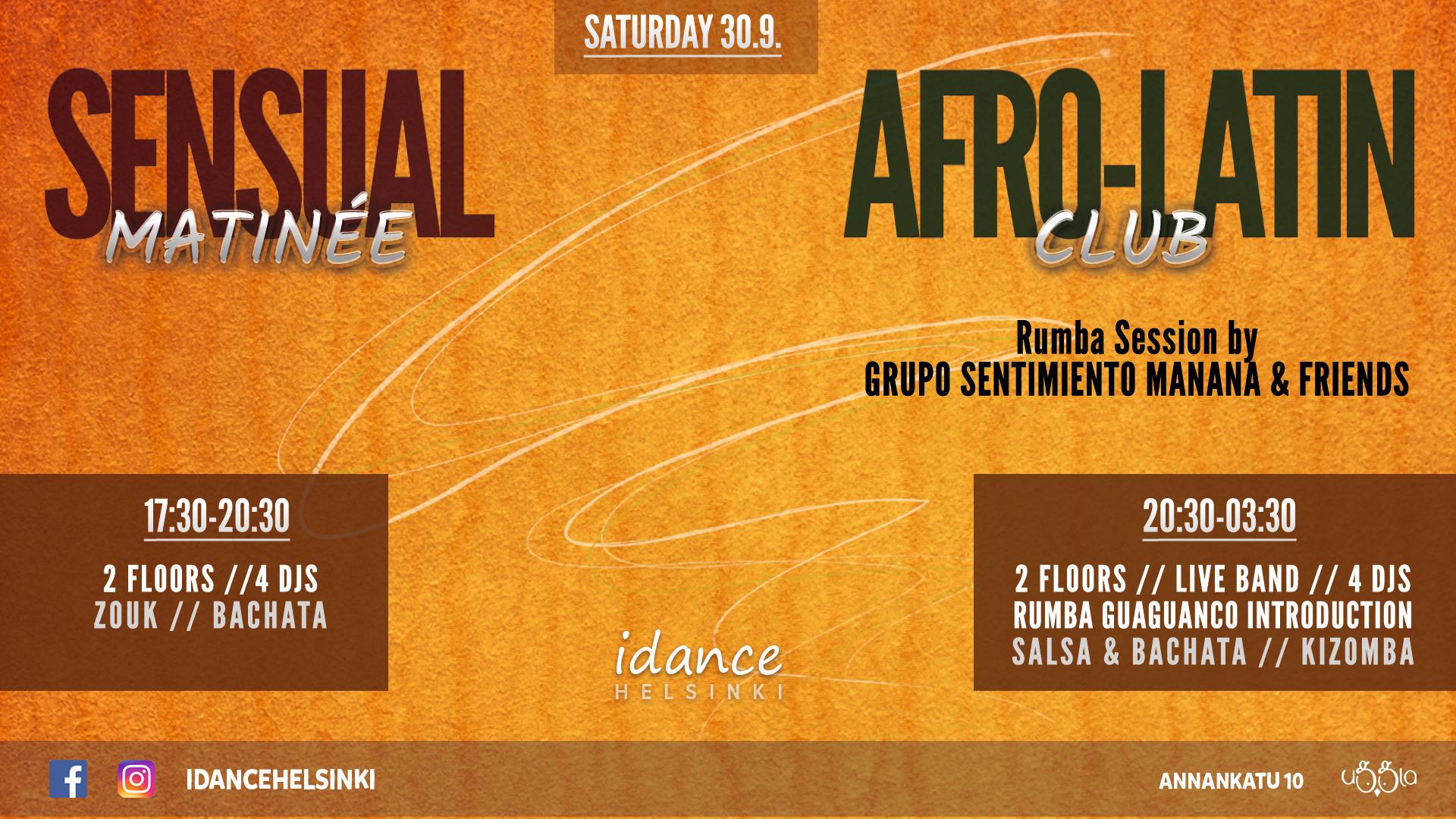 Sensual Matinée + AfroLatin Club