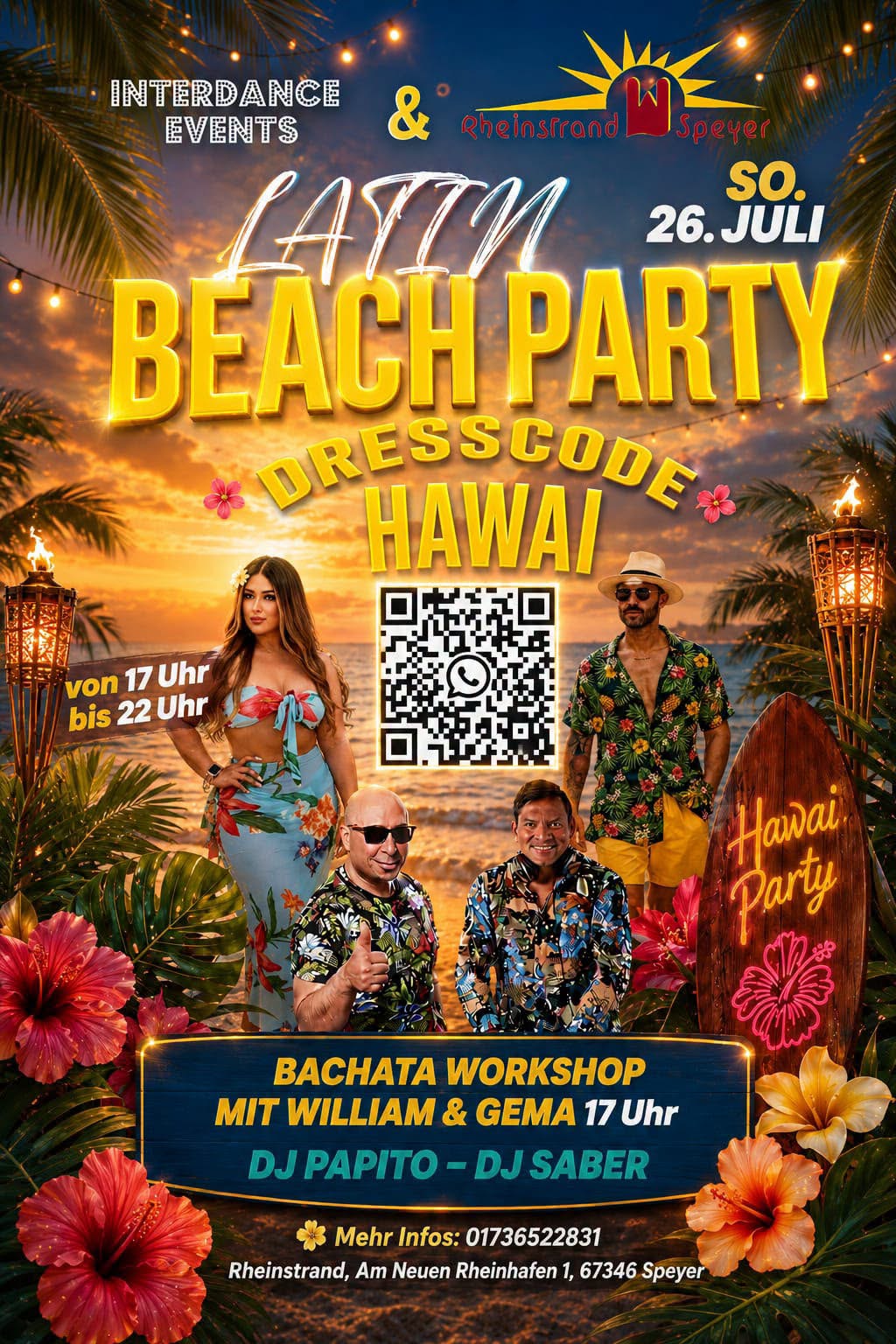Latin Beach Party - Open Air in Speyer ⭐️ 26. Juli 2026⭐️