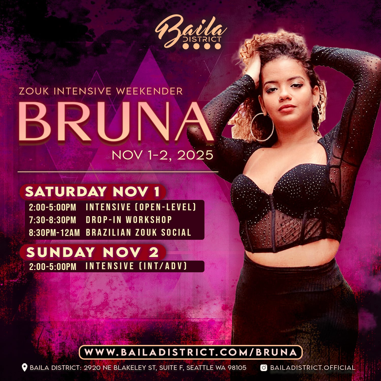 Brazilian Zouk Intensive with Bruna Peçanha