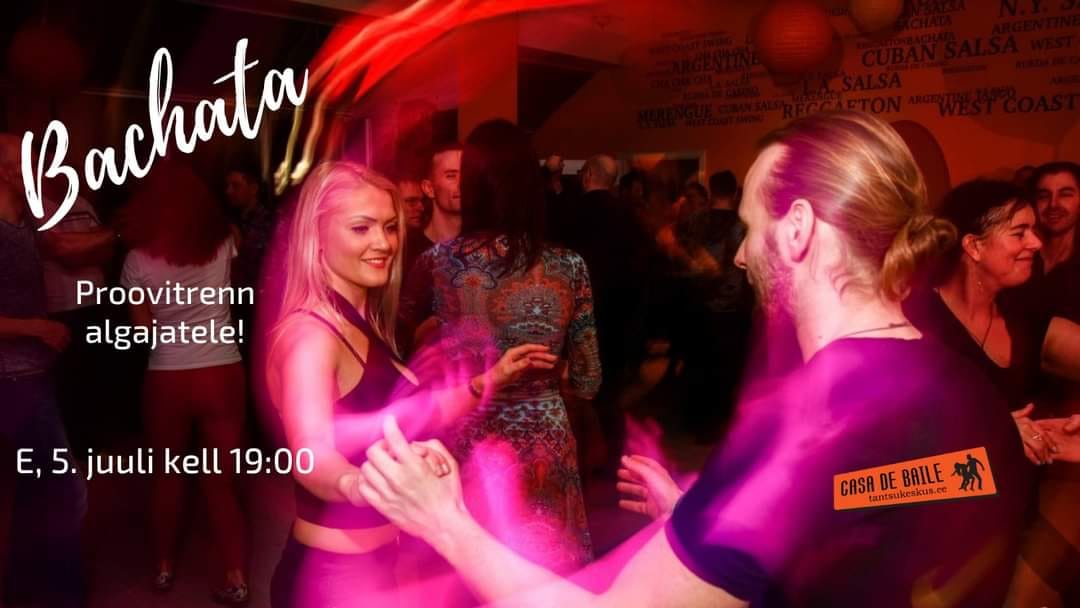 Tule Bachata algkursuse proovitrenni Casa de Bailesse
