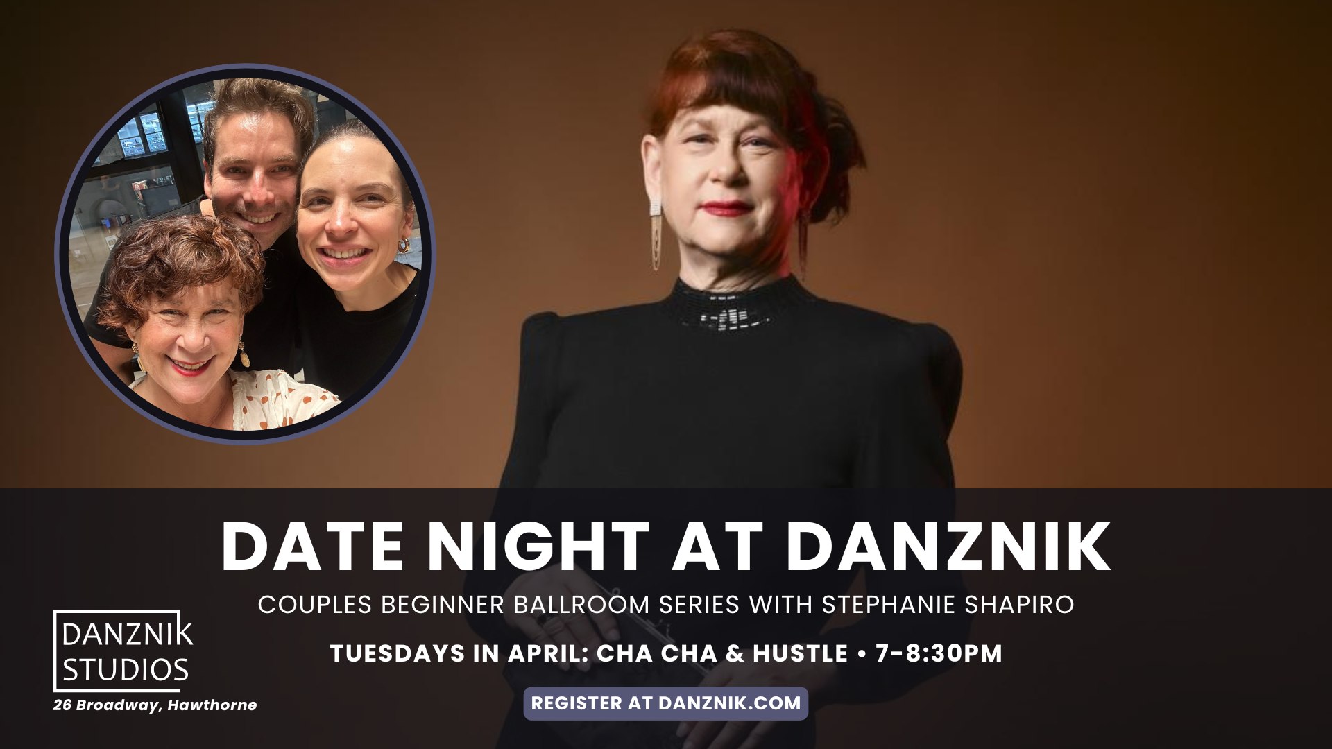 Date Night at Danznik β’ Couples Beginner Dance Class β’ Learn Cha Cha & Hustle β’ Westchester NY