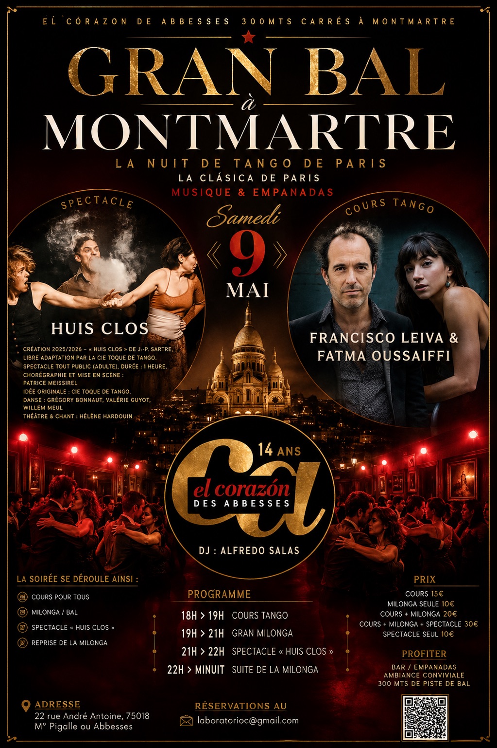 El Corazon des Abbesses Samedi 9 mai!
