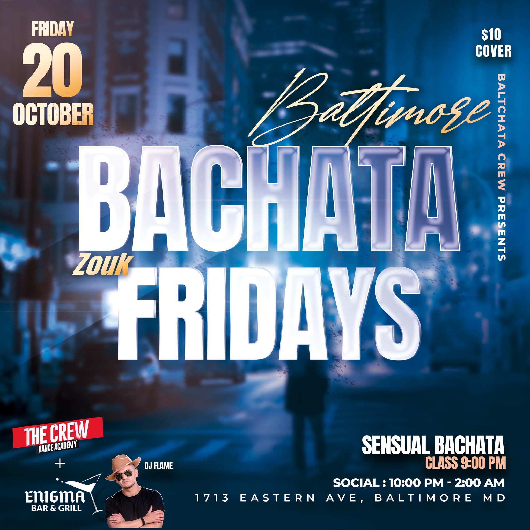 BACHATA FRIDAYS @ ENIGMA BAR & Grill