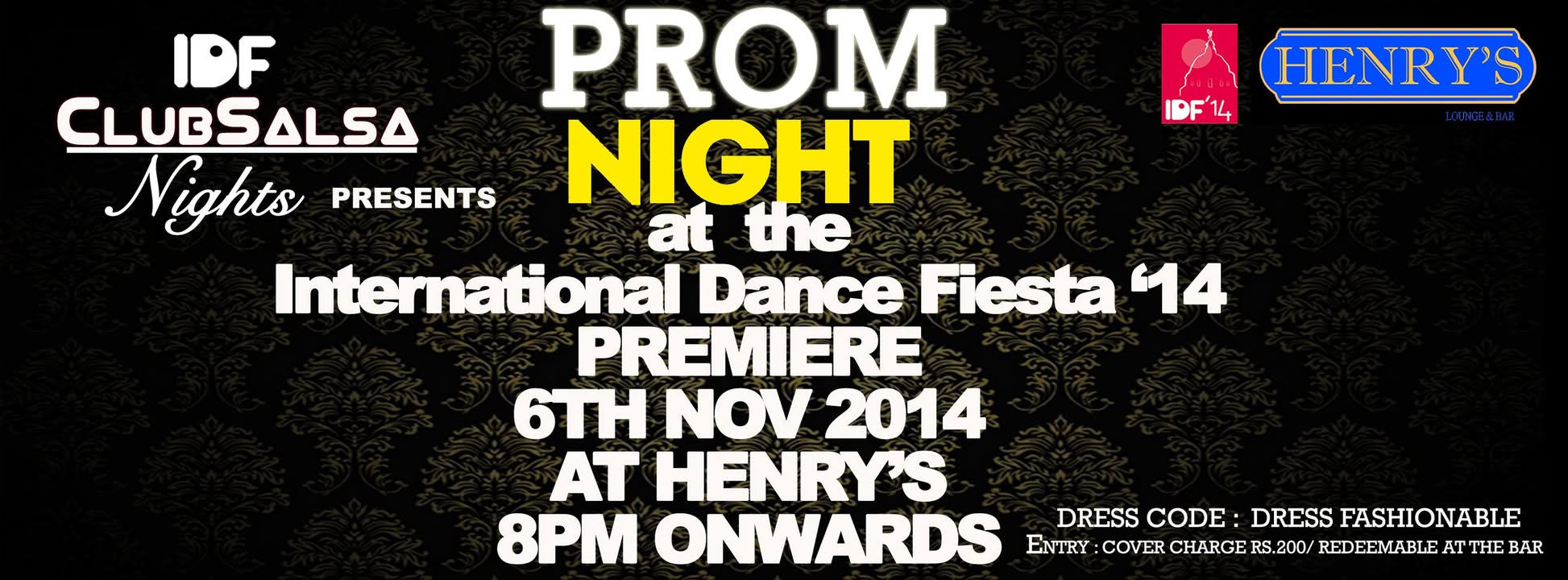 IDF PROM NIGHT - Official Premiere of International Dance Fiesta 2014