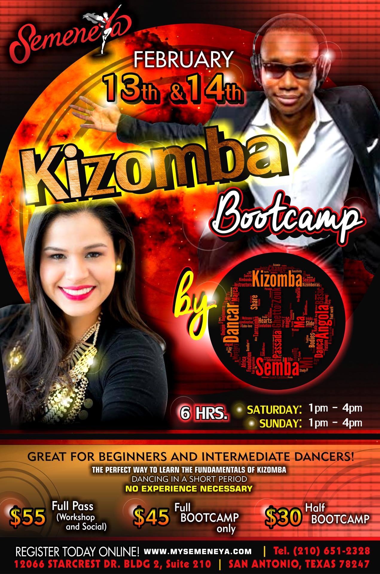 Semeneya 6-Hour Kizomba Bootcamp by DMMK!
