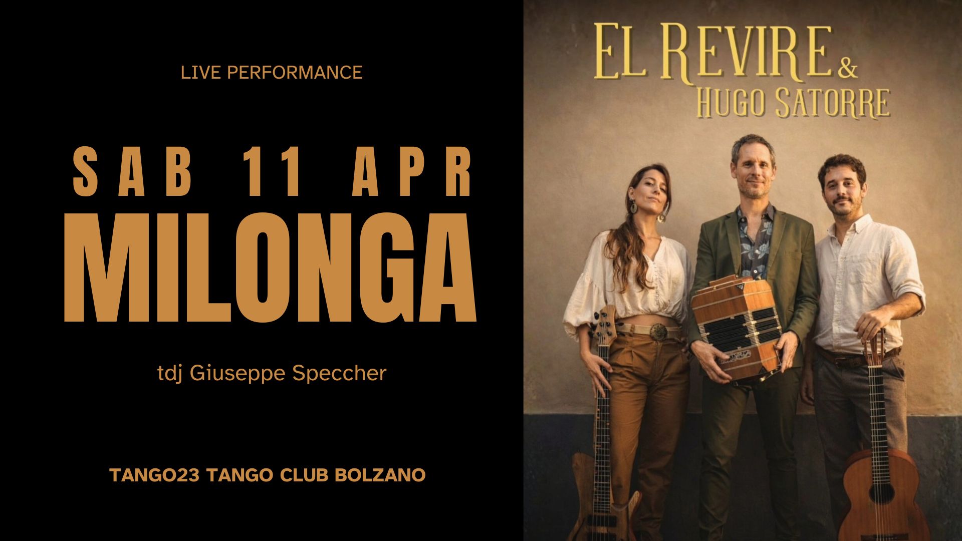 Milonga - El Revire Duo & Hugo Satorre - tdj Giuseppe Speccher
