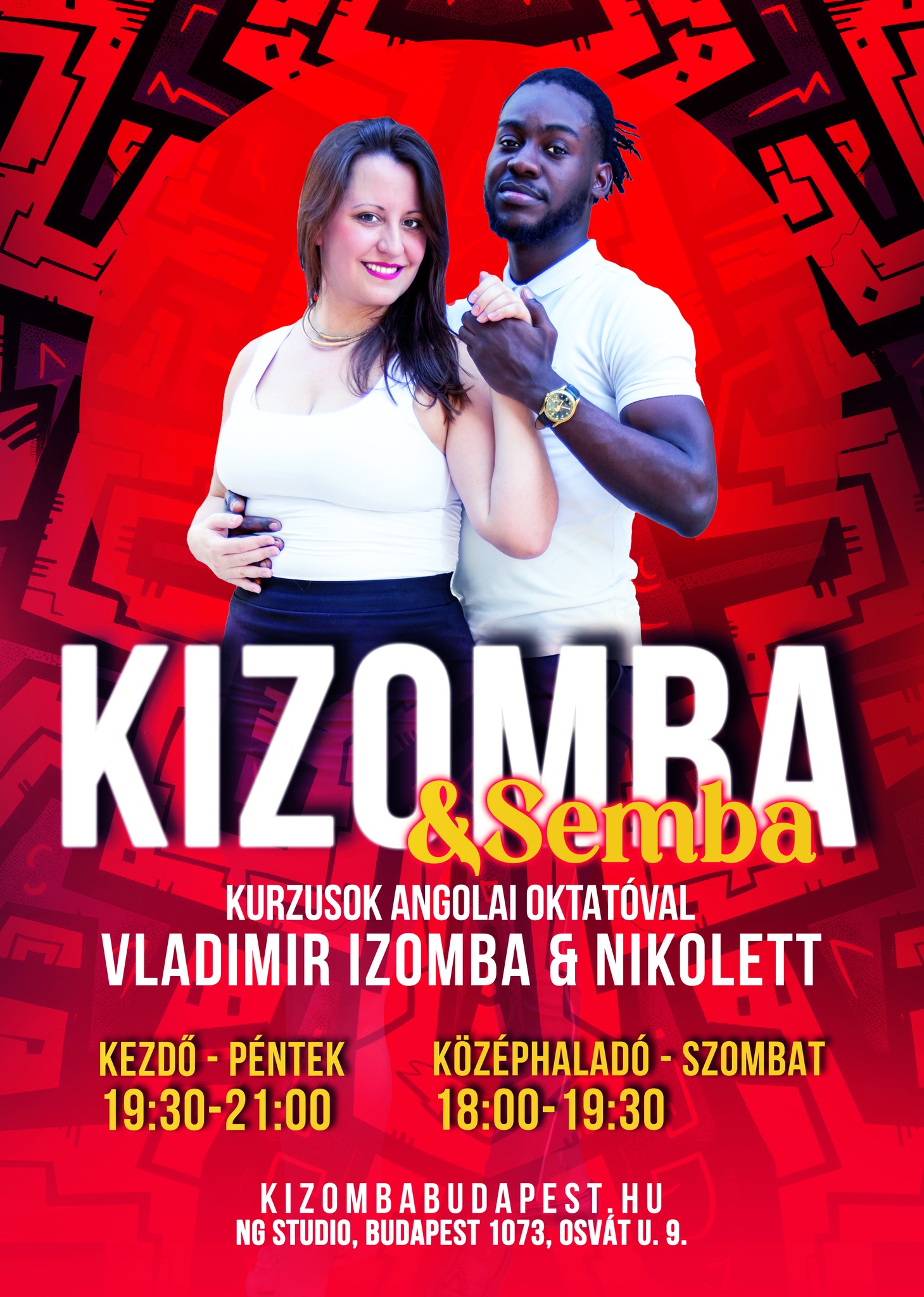 KIZOMBA KEZDŐ Kurzus Szeptembertől KIZOMBA BEGINNER Classes from September