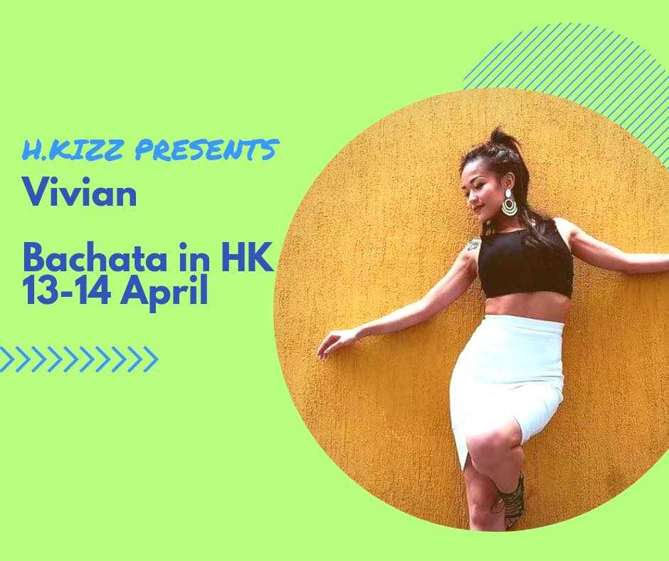 Vivian sensual Bachata workshop in HK 13-14 April