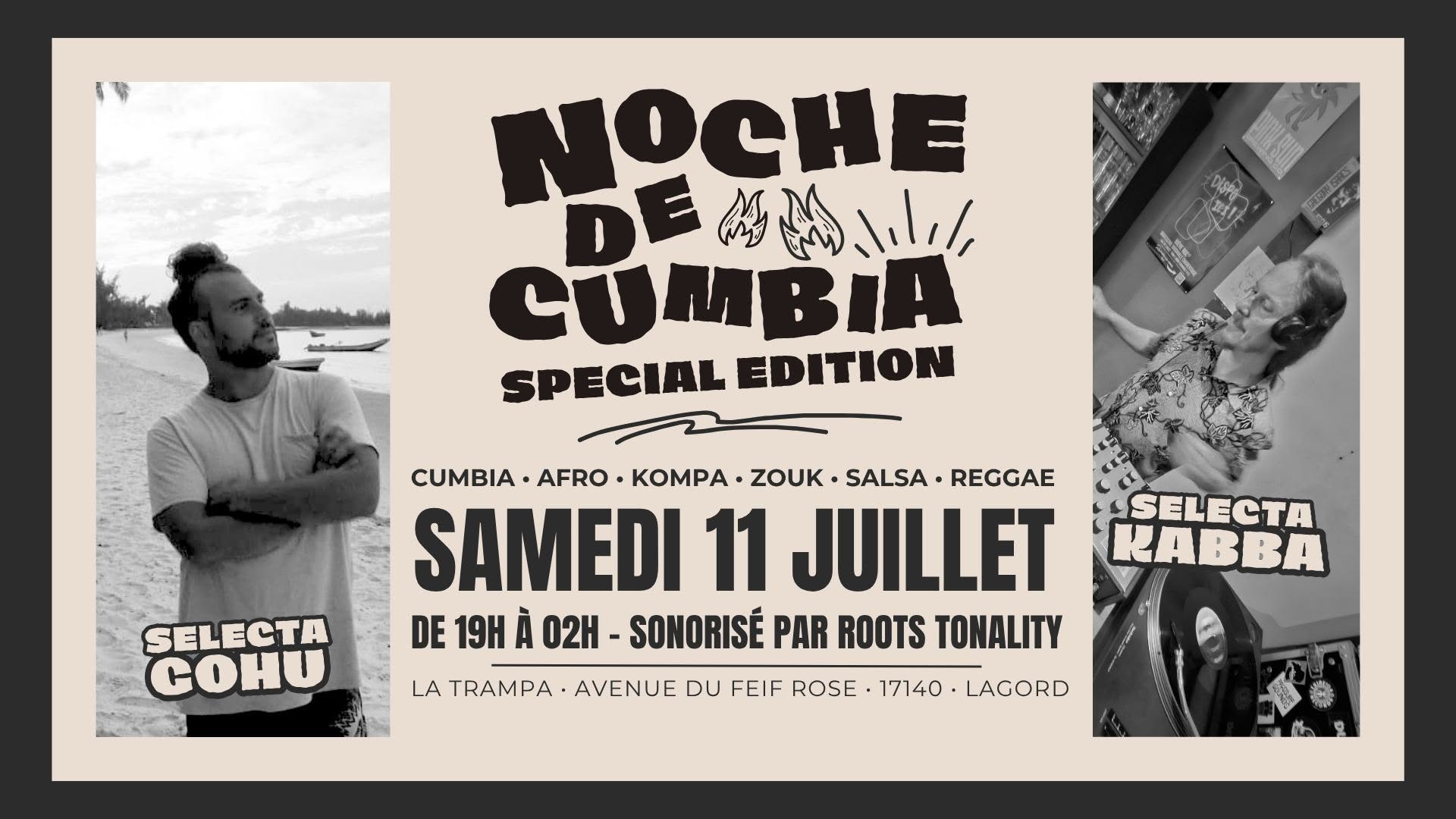 Noche de Cumbia Special Edition (Cumbia, Afro, Salsa) à La Trampa La Rochelle ! 🌴🔥