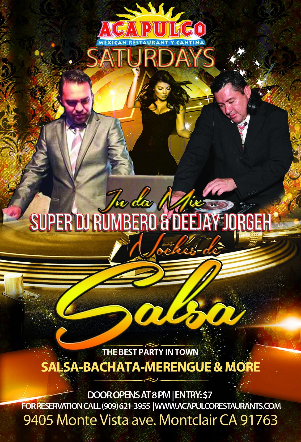 SALSA SATURDAYS @ ACAPULCO OF MONTCLAIR!