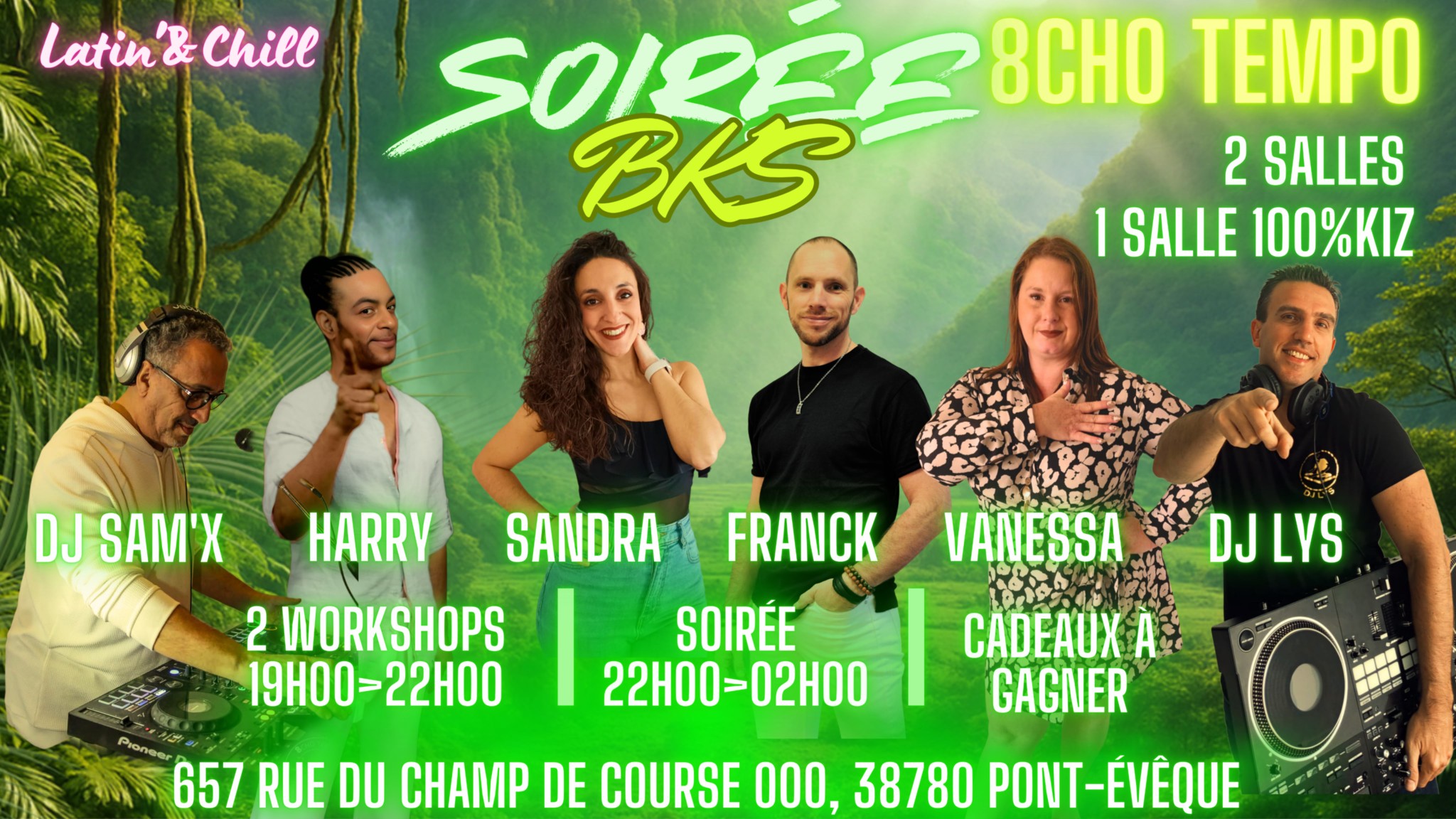 SOIREE SBK - LATIN'&CHILL