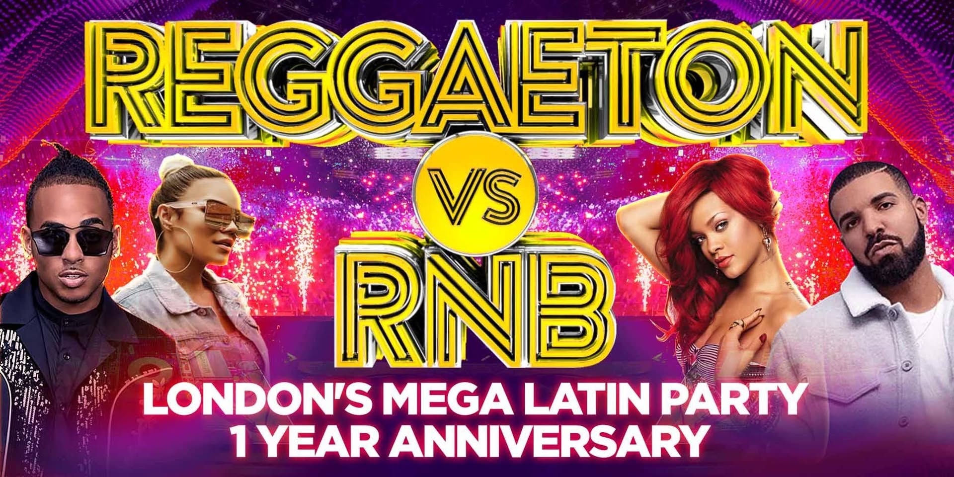 REGGAETON VS RNB "1 YEAR ANNIVERSARY" - London's Biggest Latin Party @ Fire