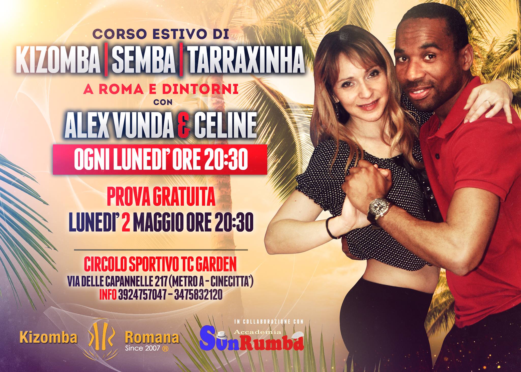 CORSO ESTIVO di KIZOMBA con ALEX VUNDA & CÉLINE