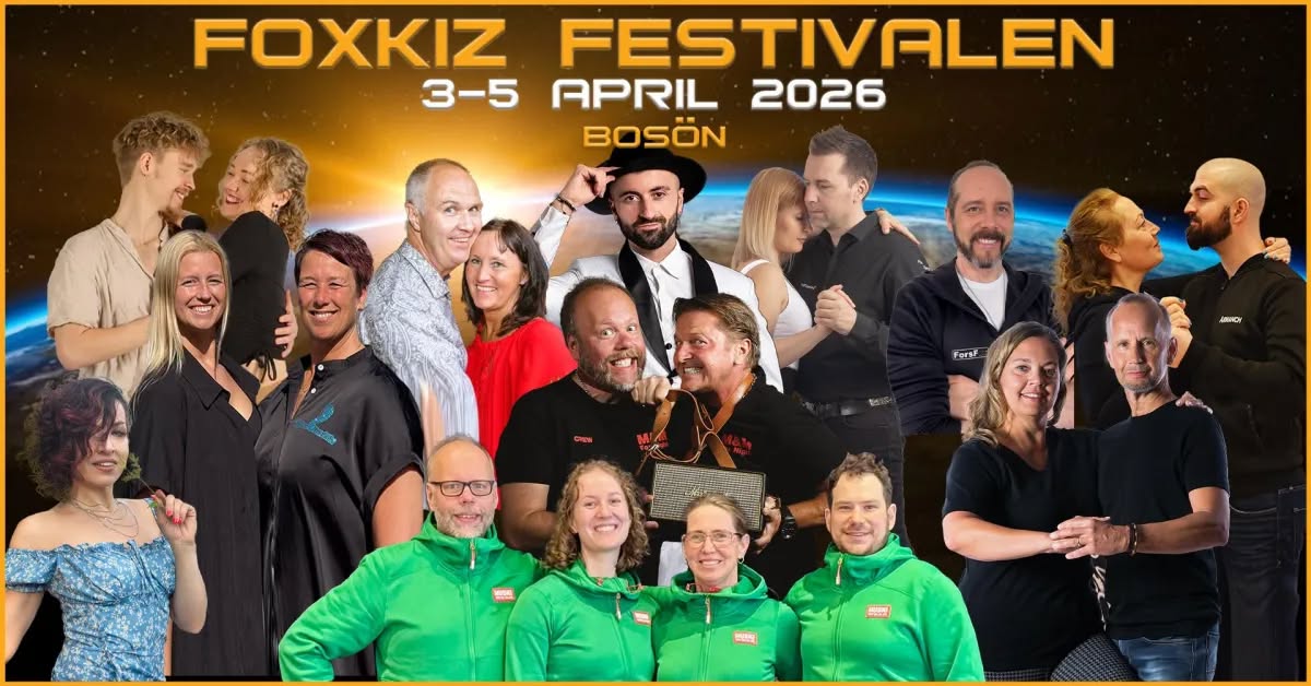 AVBOKAD - FOXKIZ FESTIVALEN 3-5 April 2026