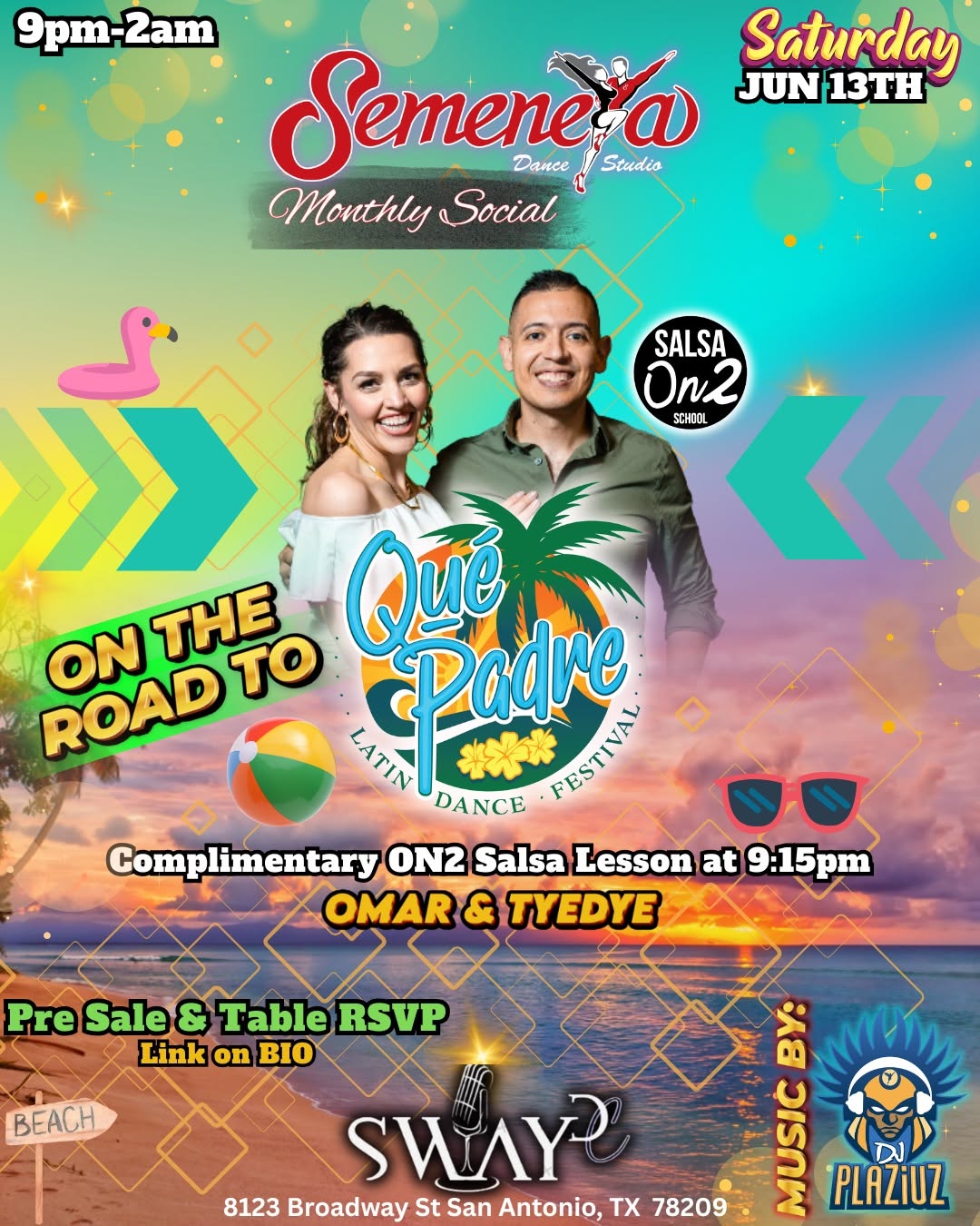 The Semeneya Social • On the road to QUE PADRE