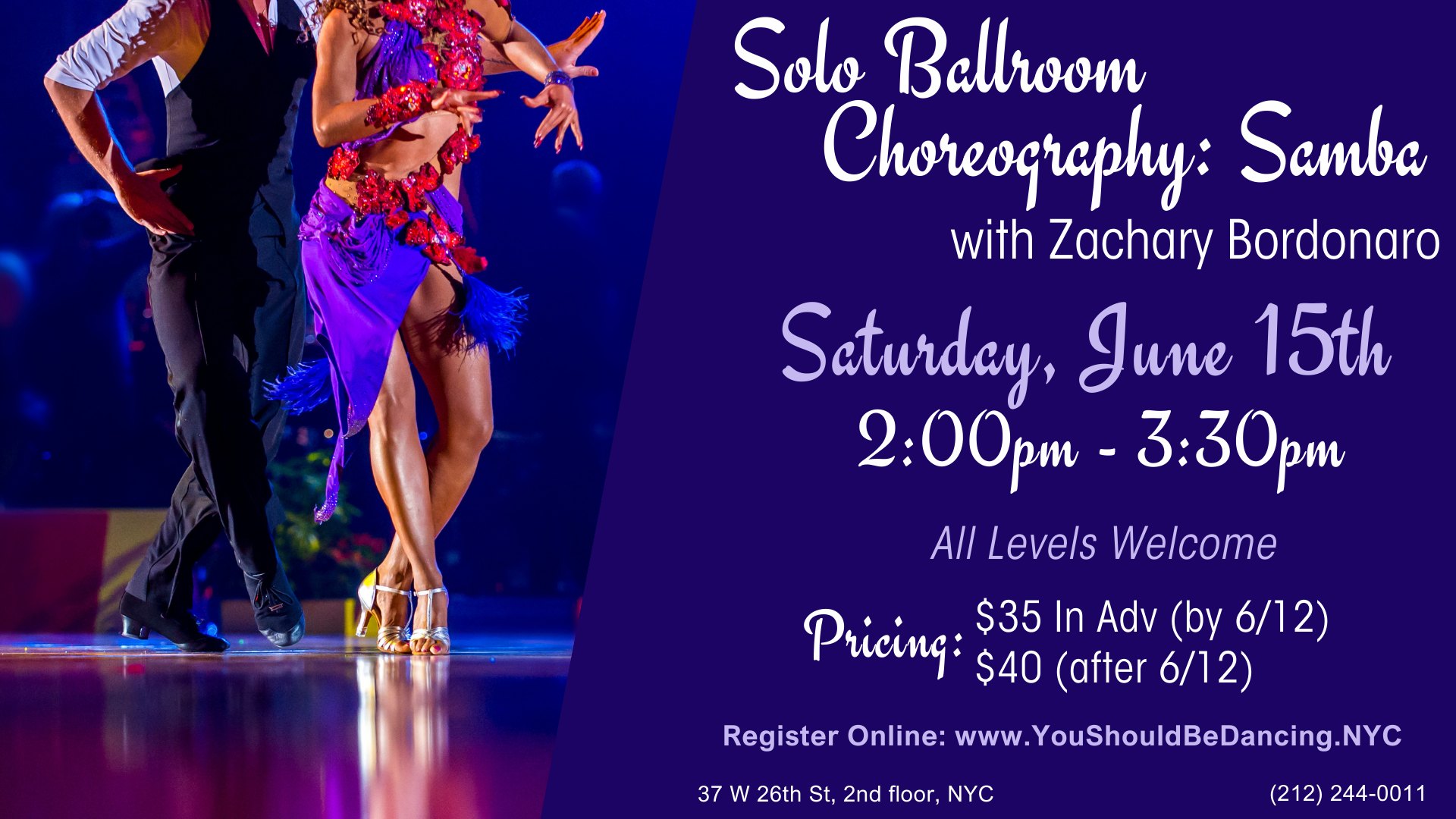 Solo Ballroom Choreography: Samba