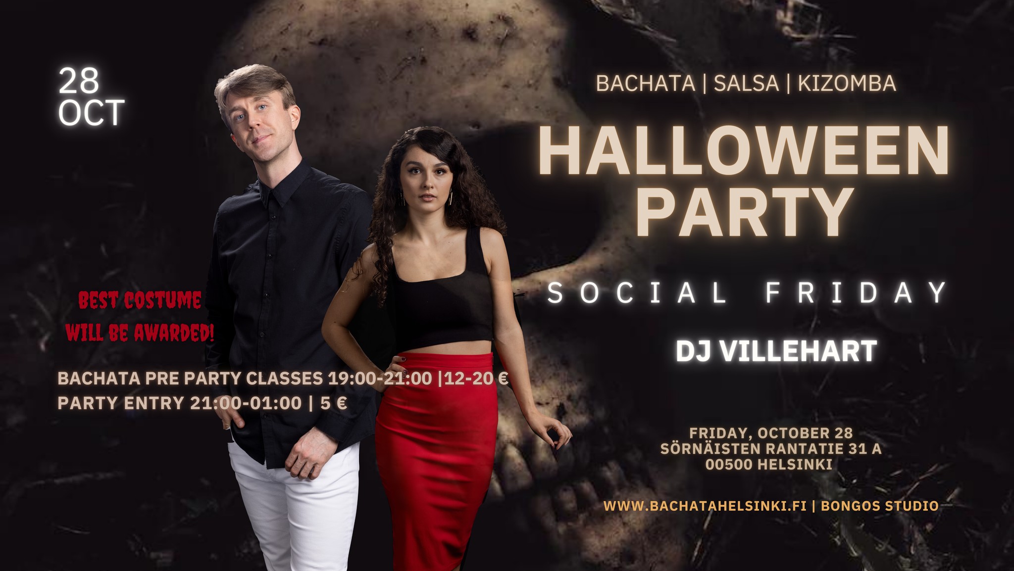 BACHATA HELSINKI SOCIAL DANCE - 🎃 HALLOWEEN EDITION 🎃