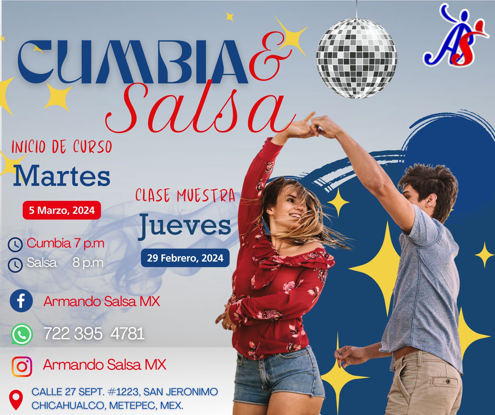 Clase muestra de CUMBIA Y SALSA