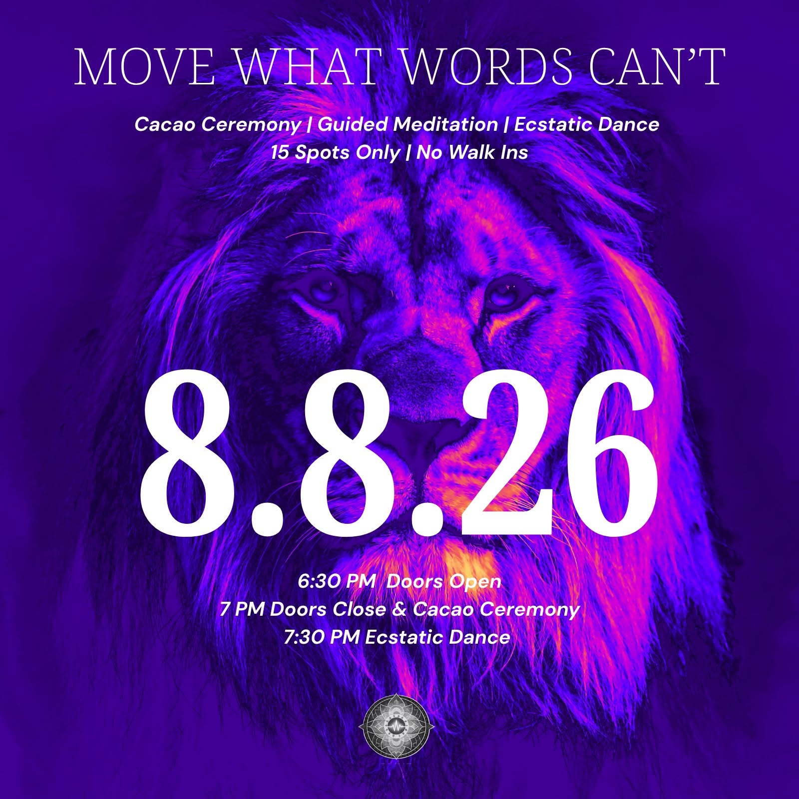 Lions Gate Ecstatic Dance Sarasota and Global cacao ceremony and event