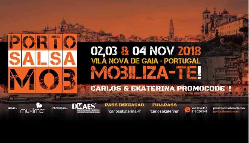 ✺ Porto Salsa Mob 2018 ✺ Carlos & Ekaterina Promocode ✺